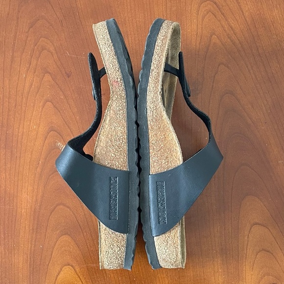 Birkenstock Gizeh Birko Flor Black Thong Sandals | EU 36 - Picture 4 of 6